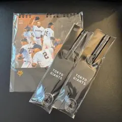 【新品未開封】3点セットジャイアンツファンクラブ カレンダー&箸・箸置き×2