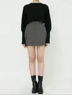 【MURUA】 2WAYカーゴスカート　ロング、ミニスカート