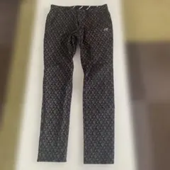 幾何学模様 ストレッチパンツ メンズ