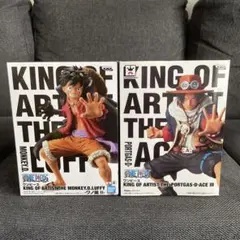初版ワンピース KING OF ARTIST ルフィ エース 2体セットのサムネイル