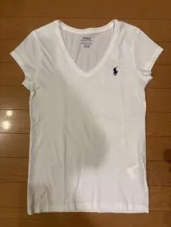 Polo Ralph Lauren VネックTシャツ XS ホワイト