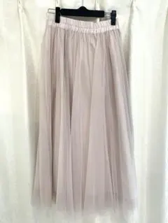 earth music&ecology チュールフレアスカート