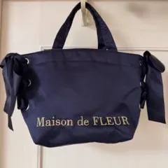 【最終値下げ】Maison de FLEUR サイドリボントートバッグ