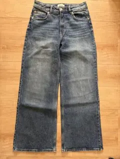 h&m ワイドデニム　美品　サイズ38