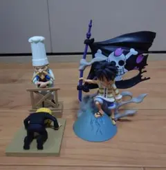 ONE PIECE WCF ログストーリーズ サンジ＆ゼフ ルフィ 2種セット