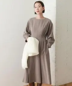 【新品未使用品】F by ROSSO　ウエストシェイプワンピース