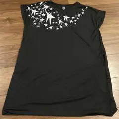 美品　グラニフ　スターTシャツ　チュニックのサムネイル