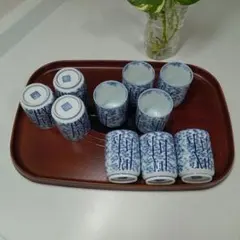 「昭和レトロ」有田焼 小吉陶園製湯呑み10客