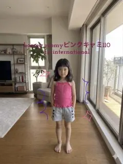 f.ointernational boomyroomyピンクキャミトップス110