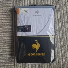 le coq sportif Vネック 160　白　シャツ　タンクトップ