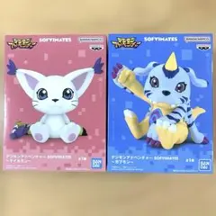 デジモン SOFVIMATES ソフビ テイルモン ガブモン フィギュア