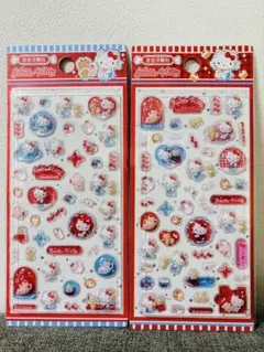 海外限定！！ハローキティ キャラクターシール 2シート