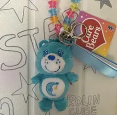 ケアベア　チャーム付きマスコット　スパークルハートベア　タイトー限定