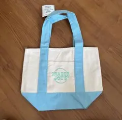 TRADER JOE'S トートバッグ トレジョ　ライトブルー