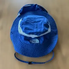 THE NORTH FACE 青 日除け付き ハット キッズ