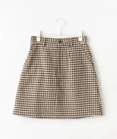 千鳥柄ミニスカート ナイスクラップ NICE CLAUP