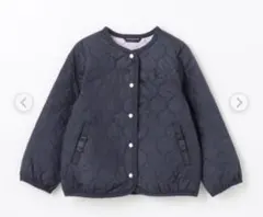 kumikyoku アウター 130 組曲キルティングコート ネイビー