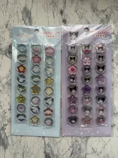 クロミ　シナモロール　おはじきシール　未開封　サンリオ