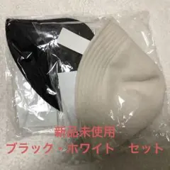 新品ユニクロホワイトブラック白黒アジャスタブルウールバケットハットUNIQLO