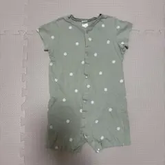 H&M オーガニックコットン 前開き ロンパース 98cm