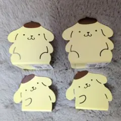 ポムポムプリン ブックエンド 4個セット
