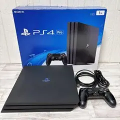 PS4 Pro 本体 箱セット 1TB ブラック Pro CUH-7000B