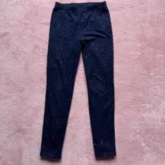GAP KIDS 120cm キッズ用ネイビーラメレギンス