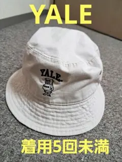 YALE バケットハット ベージュ 刺繍ロゴ メンズ レディース