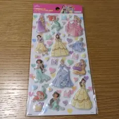 ディズニープリンセス　ペタペタシール　ぷくぷくシール　ぷくっとシール