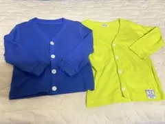 UNIQLO BREEZE カーディガン 90サイズ 青 黄 2色セット
