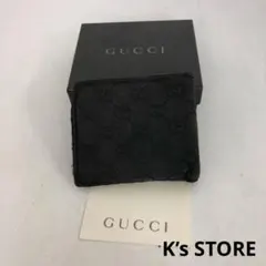 GUCCI グッチ GG柄 キャンバス レザー 二つ折り財布 コンパクト 財布