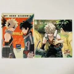 G*定様 僕のヒーローアカデミア　アートステッカー　RIVALS 緑谷出久　爆豪