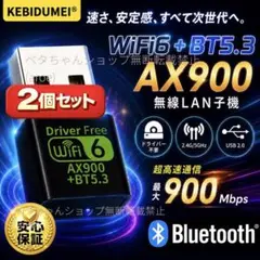 購入即発送WiFi6無線LAN Bluetooth USB子機アダプタ0928a