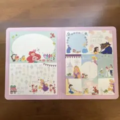 ディズニーストア　ブック型付箋セット　プリンセス
