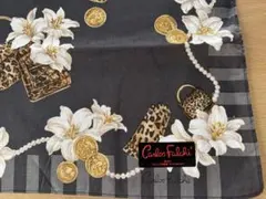 Carlos Falchi ハンカチ 花柄 レオパード柄のサムネイル