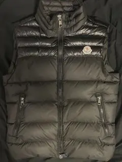 MONCLER ブラック ダウンベスト 0 サイズ 値下げ⭕️