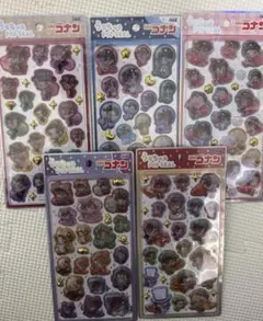 【正規品】名探偵コナン うるちゅるポップシール 5種セット