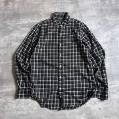 ポロラルフローレン 長袖 ボタンダウン チェックシャツ M送料無料 メンズ古着