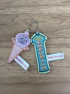 ディズニー　アイスクリームコーン　ぬいぐるみチャーム