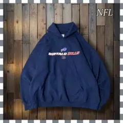 NFLバッファロー ビルズ ロゴ プルオーバーパーカー フーディXL