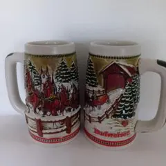 Budweiser ビールジョッキ ハンドメイド - メルカリ