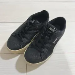 Puma ブラック スニーカー 18cm