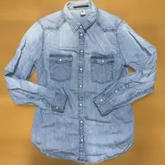 H&M エイチアンドエム　デニムシャツ