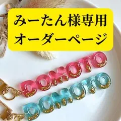 【みーたん様専用オーダーページ】ネームキーホルダー