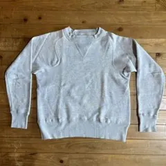 Cushman スウェット フリーダムスリーブ　両v グレー　Ｓ