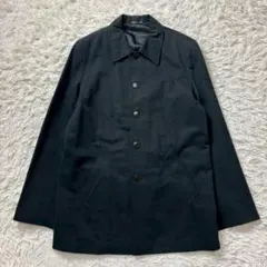 フランス製 agnès b. HOMME ステンカラーコート　希少　黒