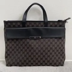 未使用 GUCCI グッチ GGキャンバス 2WAY ブリーフケースのサムネイル