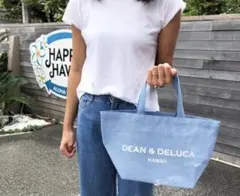 DEAN & DELUCA トートバッグ ブルー ハワイ限定
