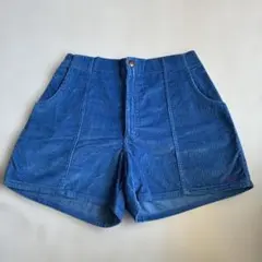 オールドOpジャンク品コーデュロイ ショートパンツ ブルーのサムネイル