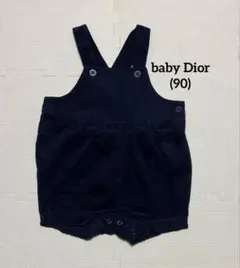 【baby Dior】 コーデュロイ　ロンパース　ネイビー　(90㌢)